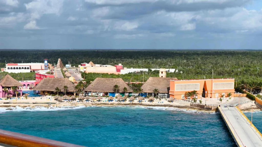 ATM at the Costa Maya Cruise Terminal